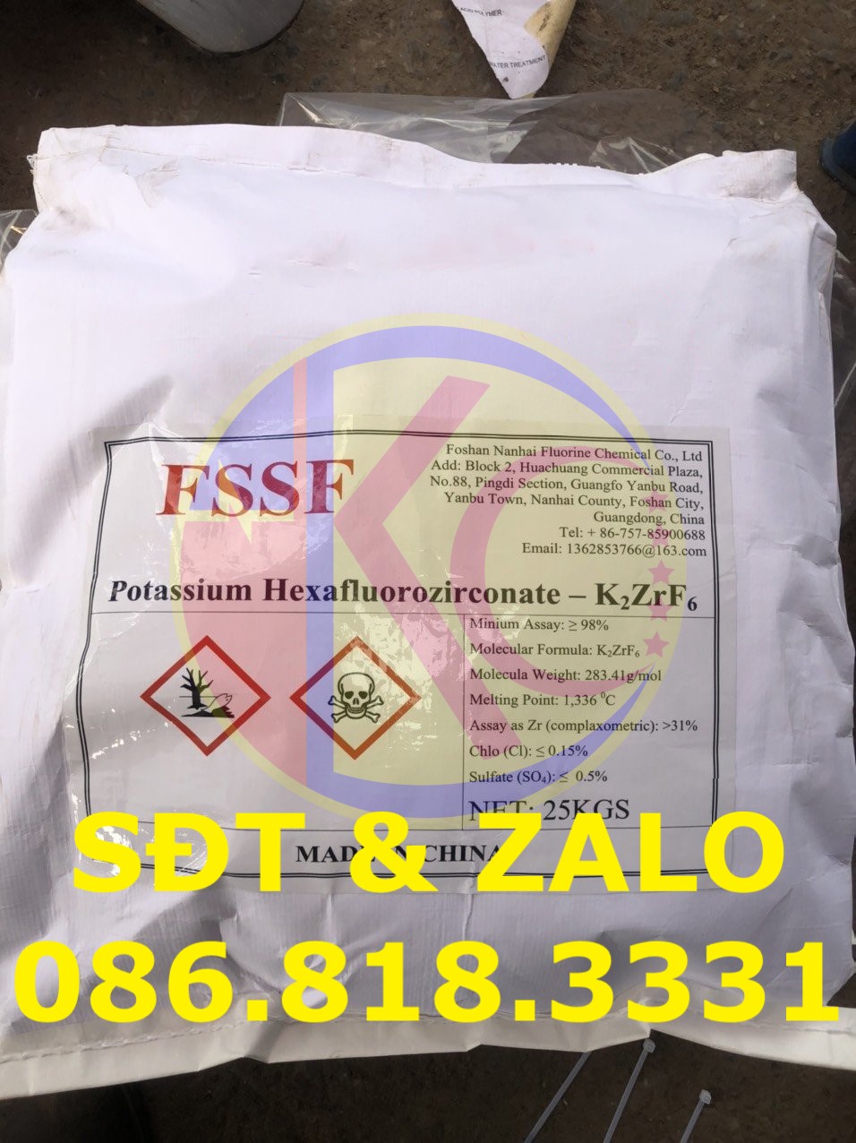 Potassium Hexafluorozirconate