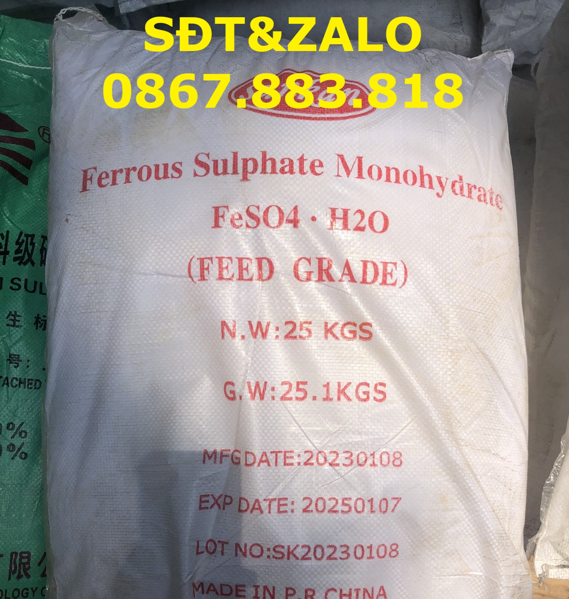 Ferrous Sulphate trong công nghiệp nhuộm, chế biến vải