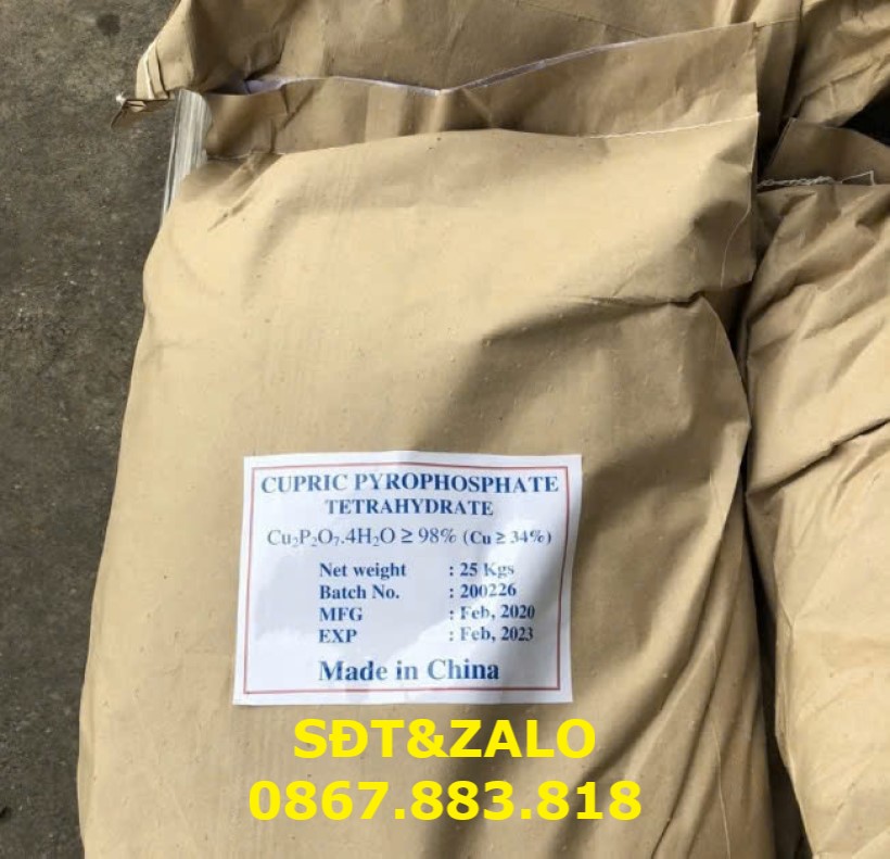 Cupric Pyrophosphate Tetrahydrate trong sản xuất pin