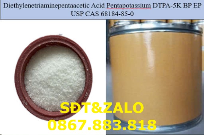 Pentapotassium DTPA trong dược phẩm