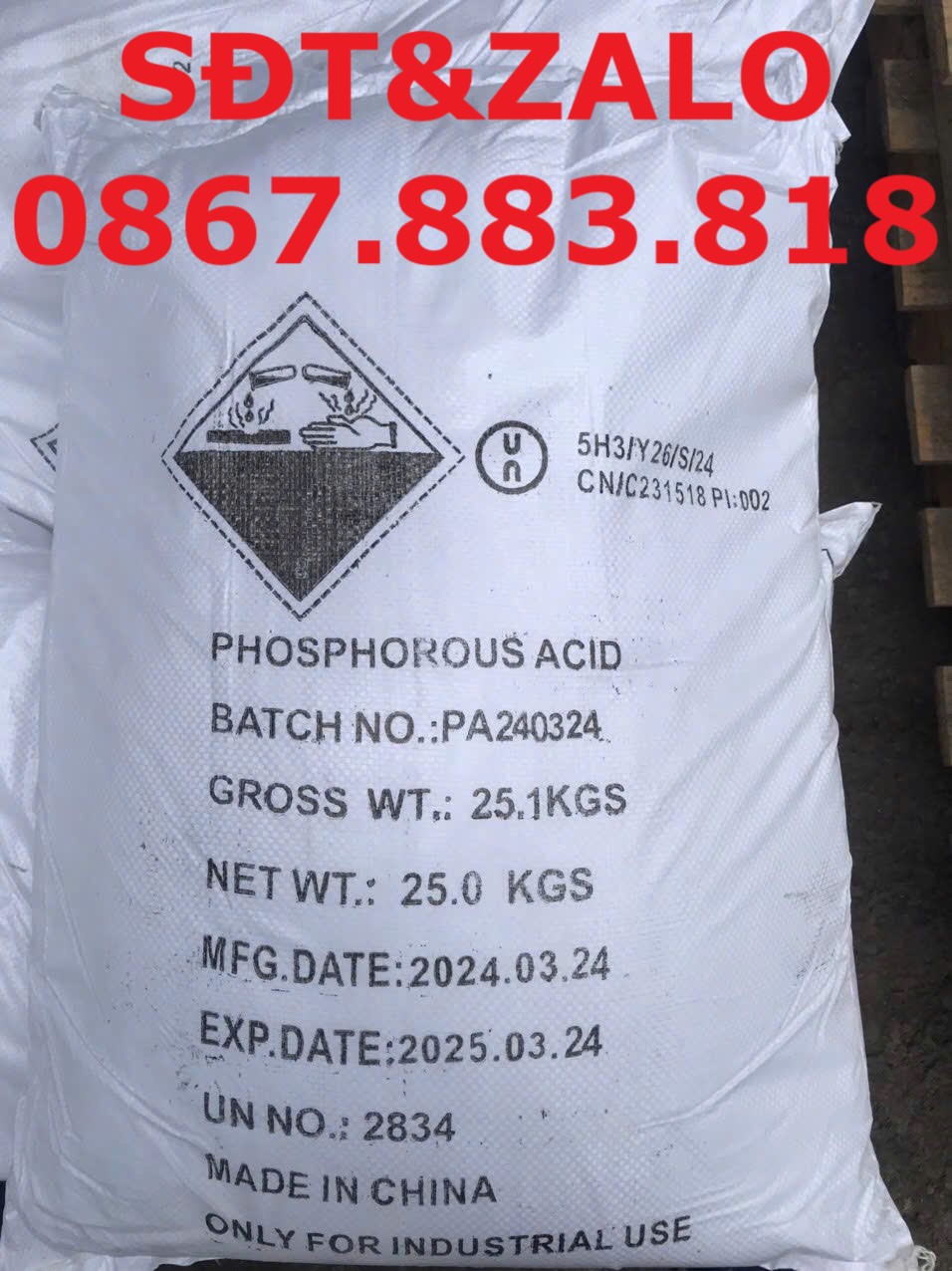 Phosphorous Acid trong dược phẩm và thực phẩm