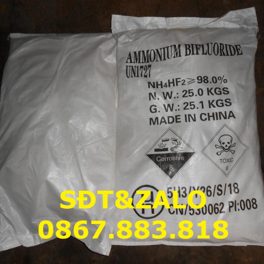 Ammonium Hydrogen Fluoride trong sản phẩm tẩy rửa