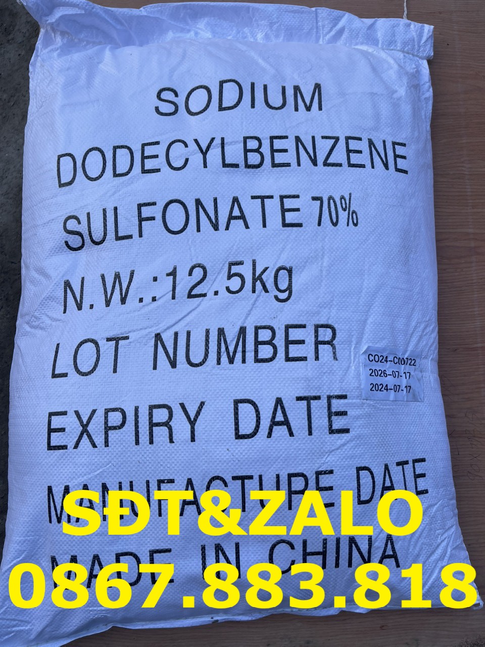 Sodium Dodecyl Benzene Sulfonate 70% - SDBS là gì