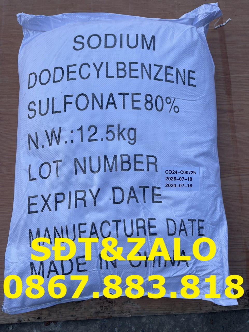 Sodium Dodecyl Benzene Sulfonate 80% - SDBS là gì