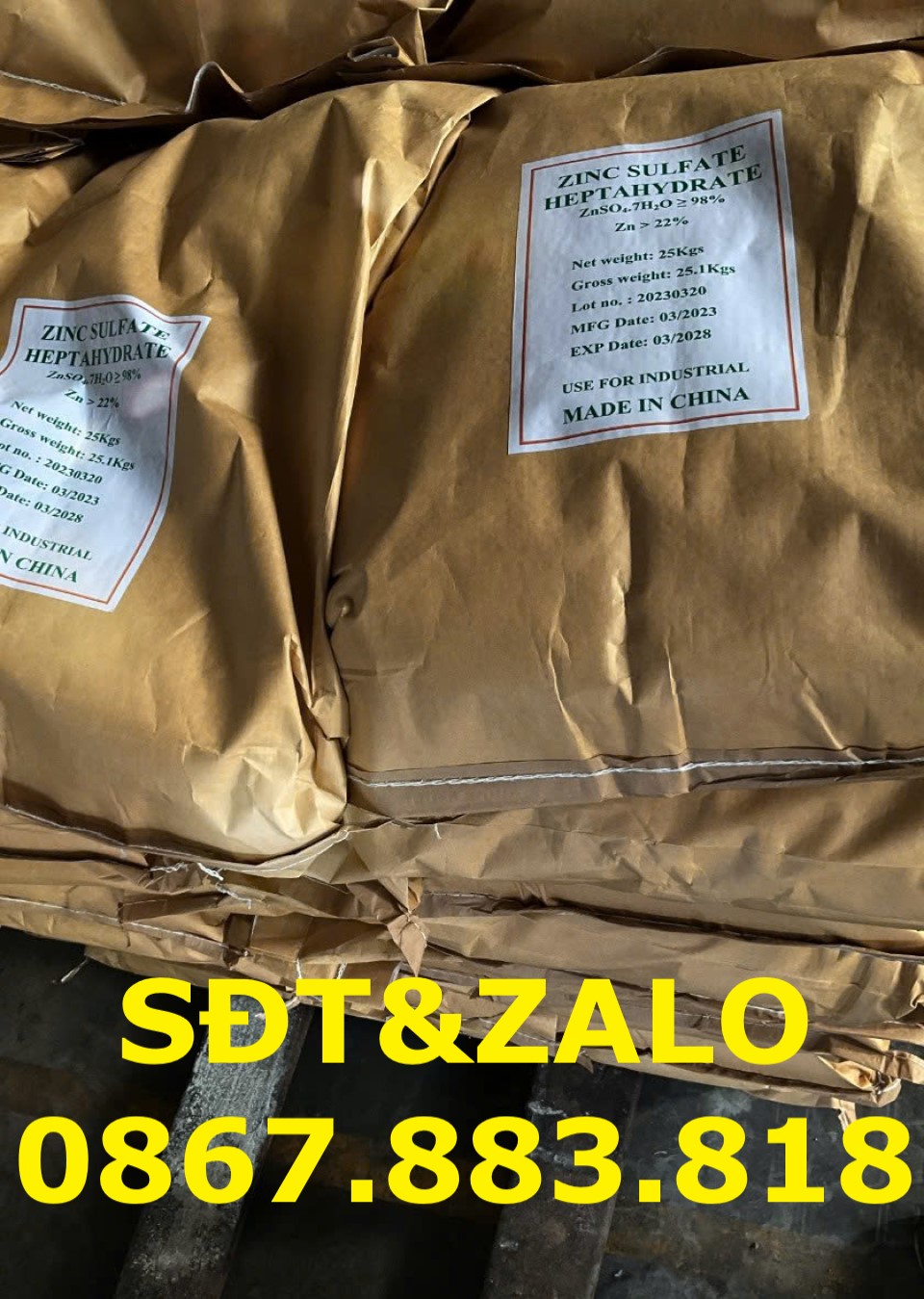 Zinc Sulphate Heptahydrate trong xi mạ