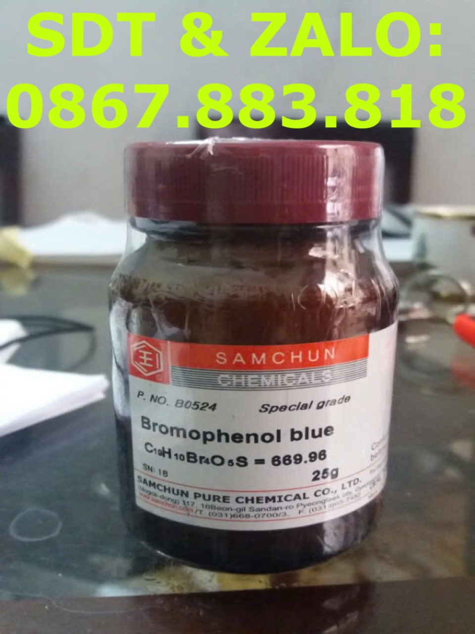 Bromophenol Blue trong ngành khoa học môi trường