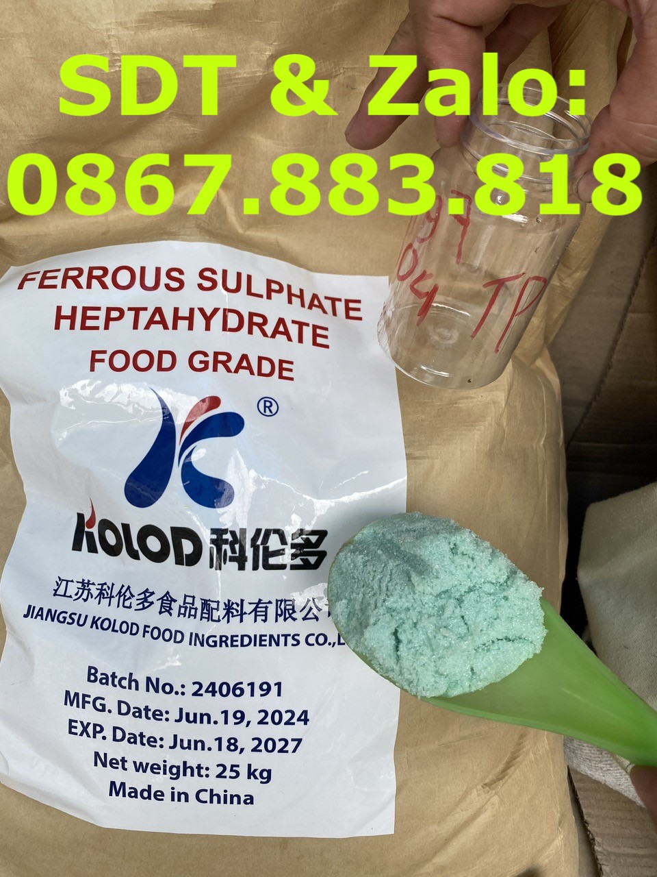 Ferrous Sulphate trong ngành môi trường