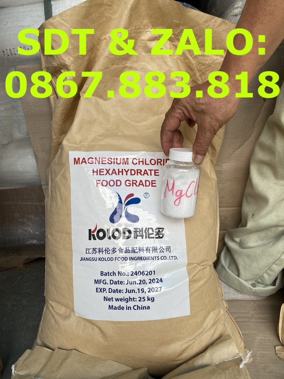 Magnesium Chloride trong ngành thực phẩm