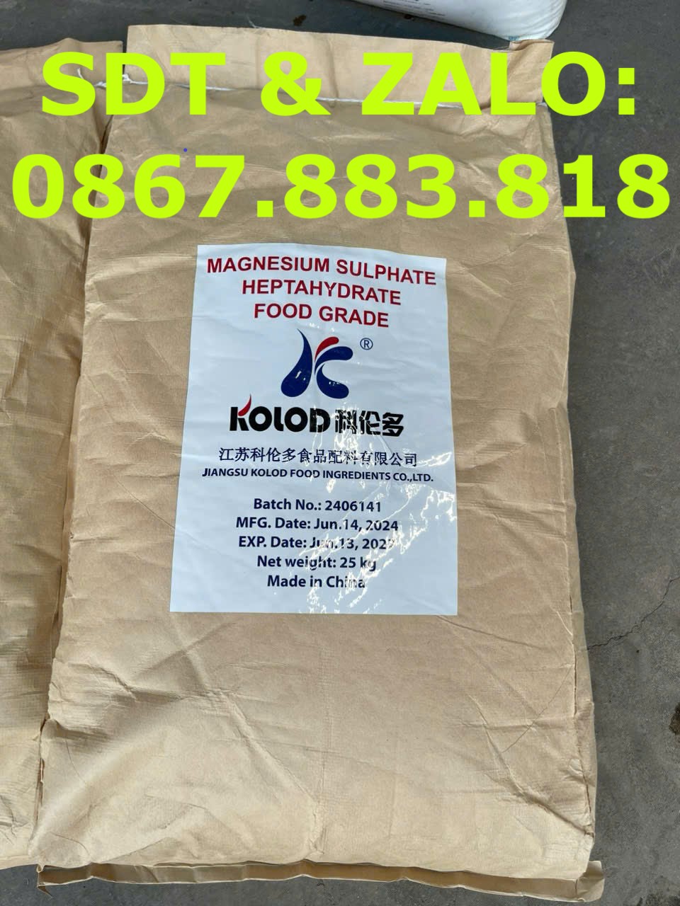 Magnesium Sulphate trong ngành xây dựng