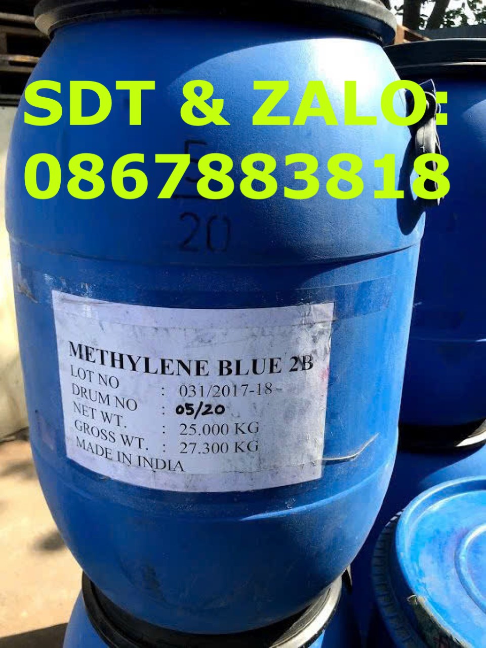 Methylene Blue trong ngành Công nghiệp