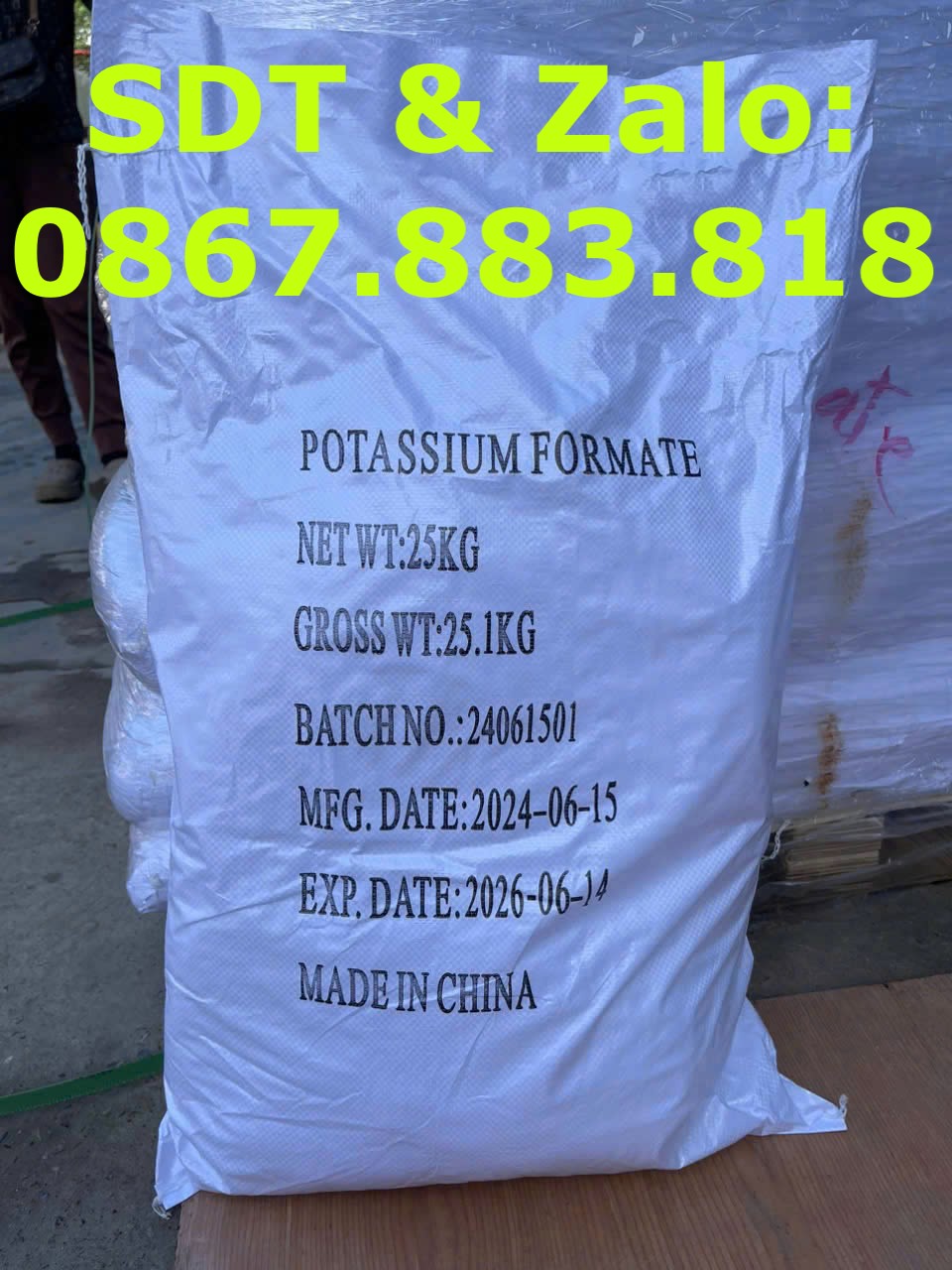 Potassium Formate trong ngành hóa chất