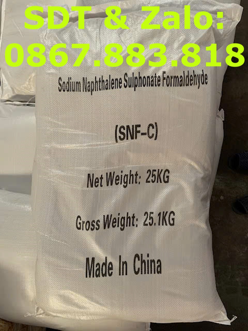 Sodium naphthalene sulfonate formaldehyde - SNF trong ngành xử lý nước