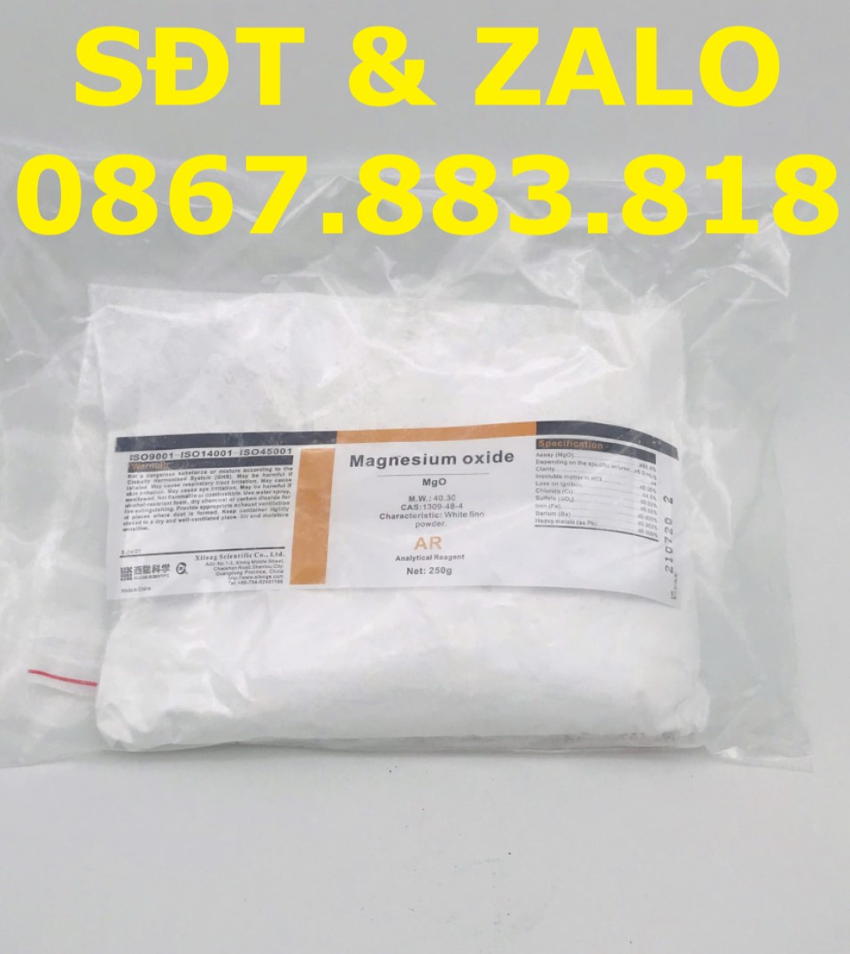 Magnesium Oxide - MgO dùng trong y dược