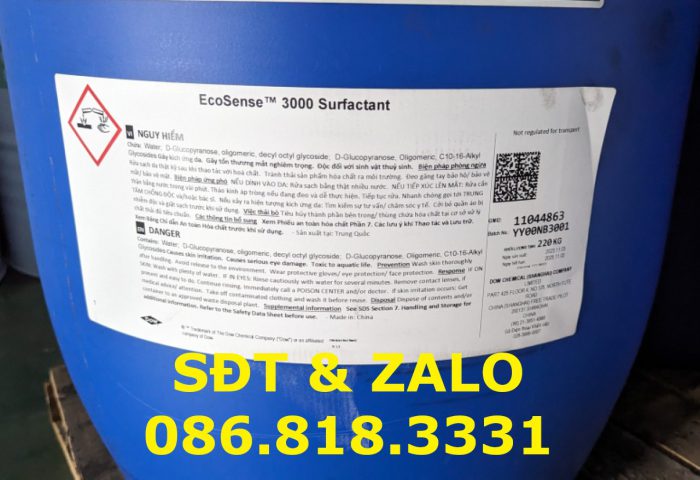 EcoSense 3000 – Decyl Glucoside - C12H32O6 