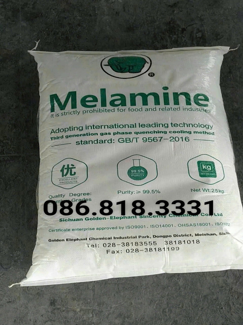 Melamine trong sản xuất nhựa