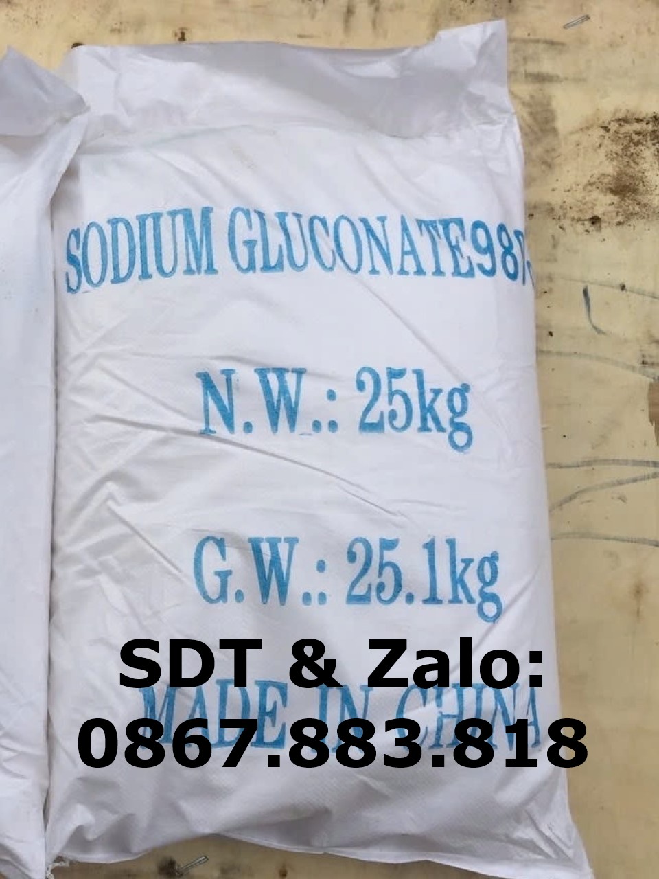 Sodium Gluconate dùng trong ngành dệt may