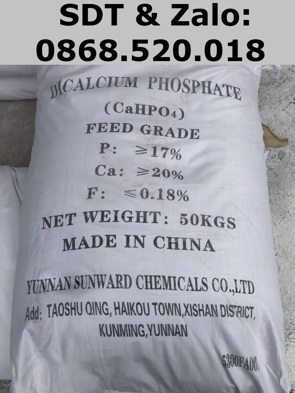 DiCalcium Phosphate dùng trong ngành y tế