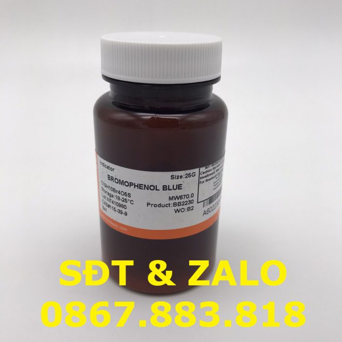 Chất chỉ thị Bromophenol Blue - C19H10Br4O5S -1