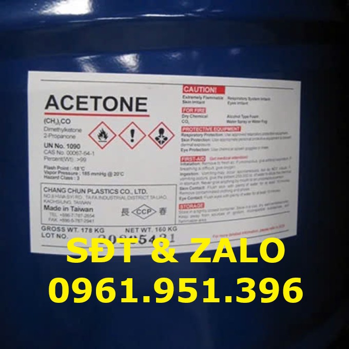 Dung môi Acetone - Dimethyl Ketone -1