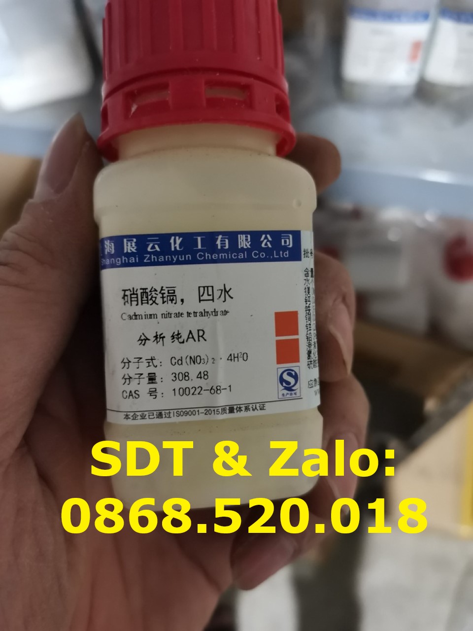 Cadmium Nitrate dùng trong sản xuất các hợp chất Cadmium