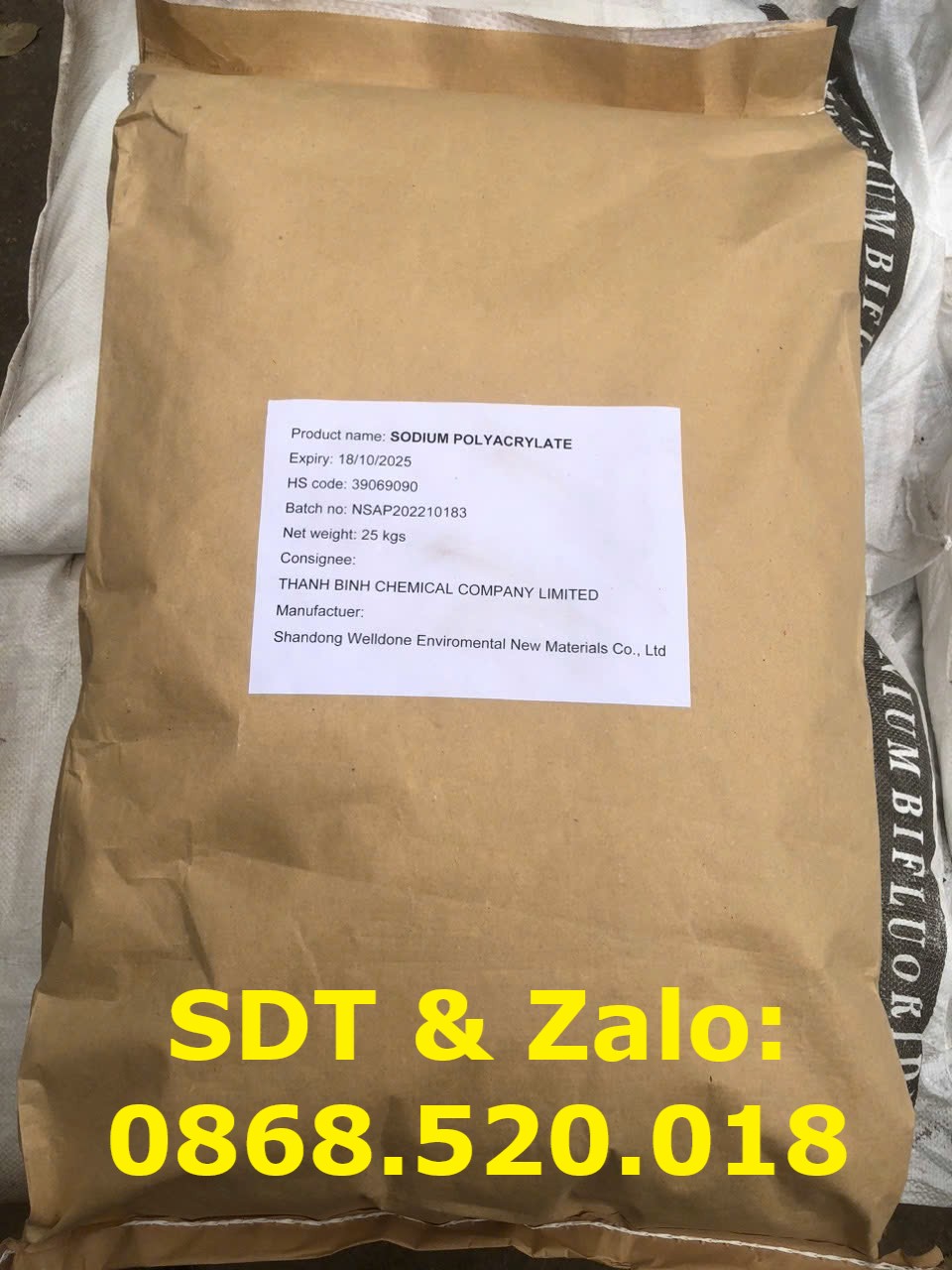 Natri polyacrylate dùng trong nông nghiệp