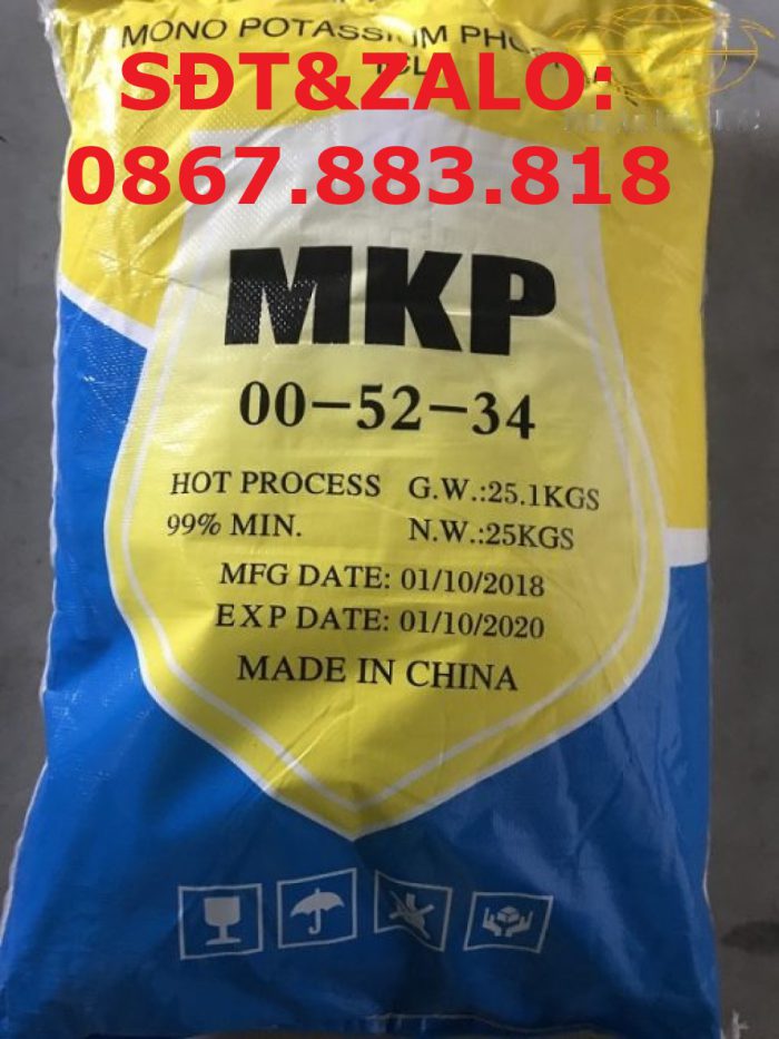 Potassium dihydrogen phosphate - Phân MKP - KH2PO4