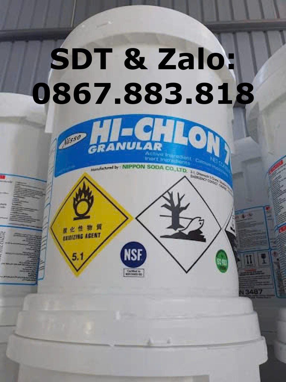 Calcium Hypochlorite 70% - Bleaching powder - Ca(OCl)2