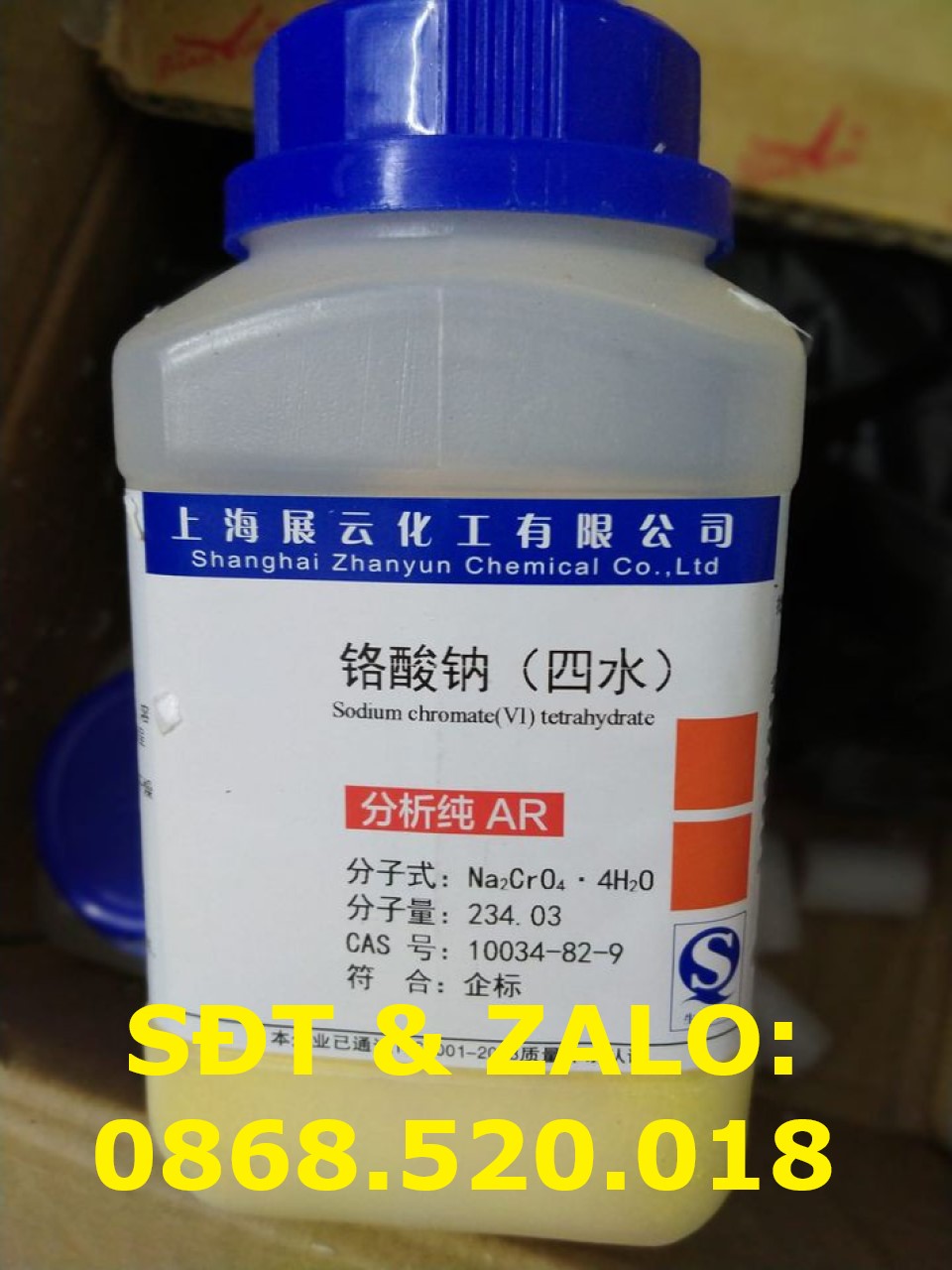 Sodium Chromate dùng trong sản xuất thuốc nhuộm