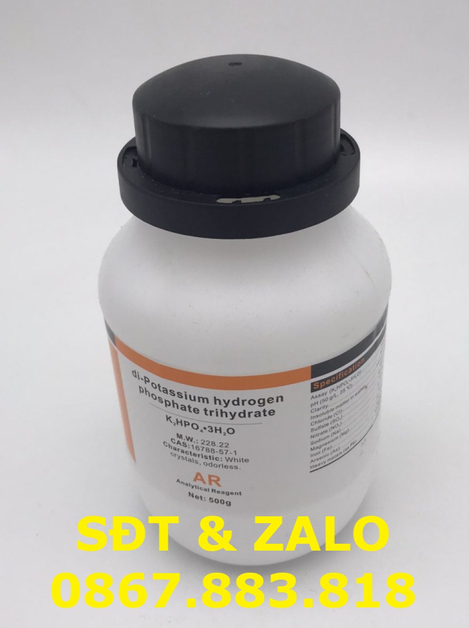 Dipotassium Hydrogen Phosphate Trihydrate - K2HPO4.3H2O -2