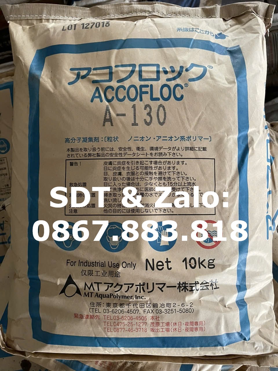 Polymer Accofloc A-130 - Chất trợ lắng