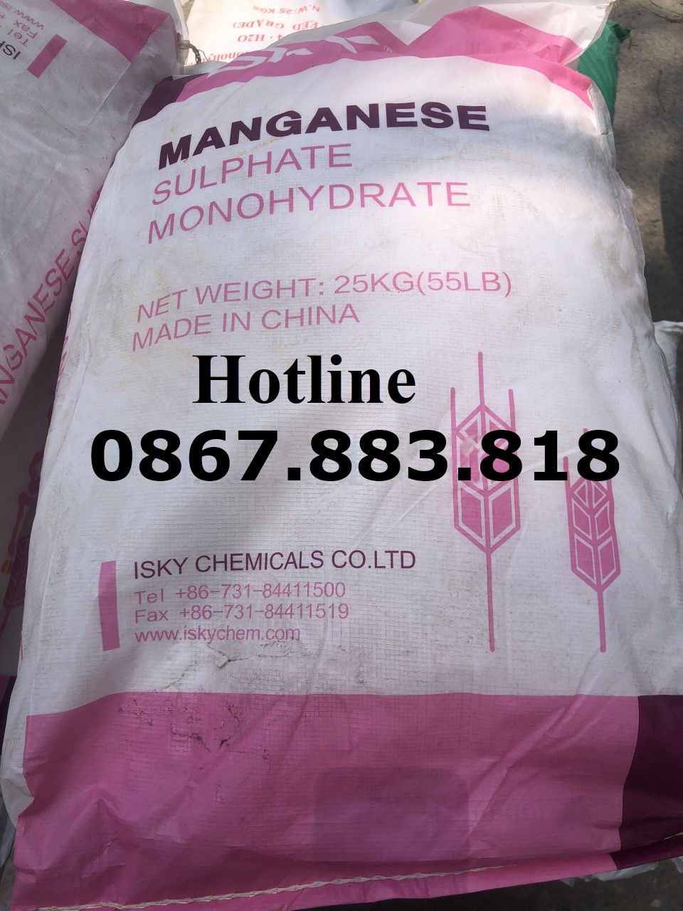 Manganese Sulfate Monohydrate - MnSO4.H2O