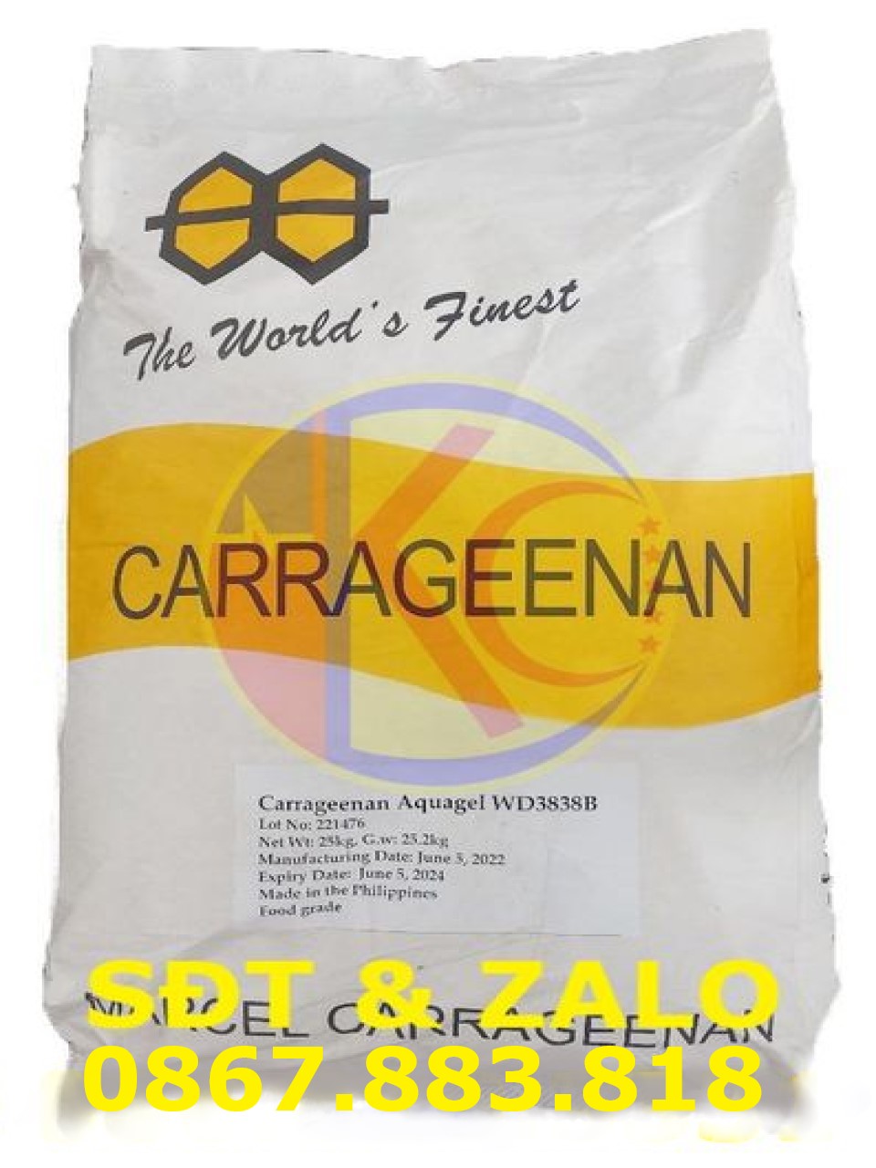 CARRAGEENAN (E407) - Phụ Gia tạo đặc, tạo gel