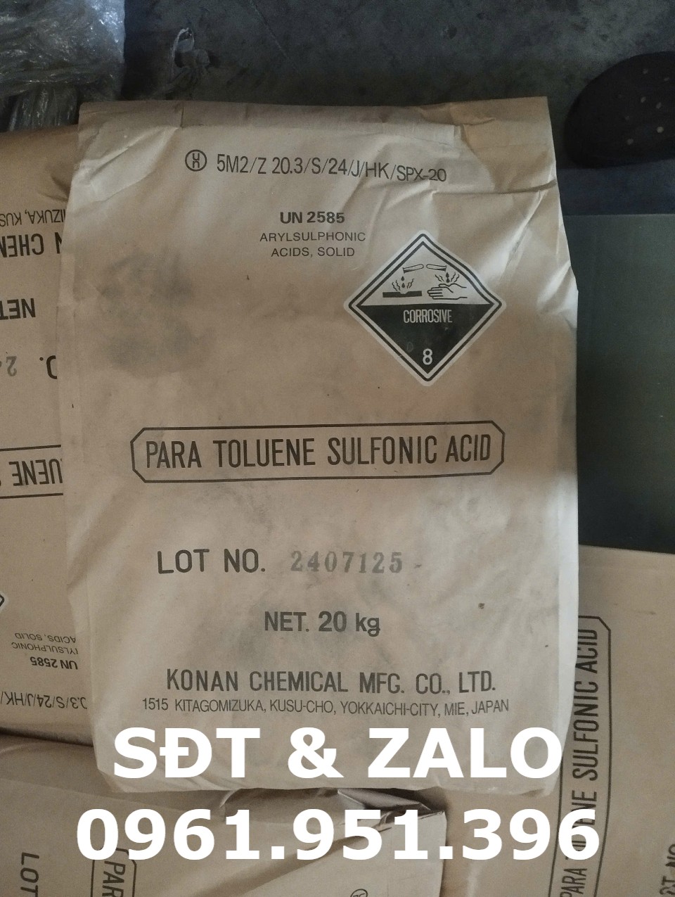 Para Toluen Sulfonic Acid - PTSA - C7H8O3S (Nhật Bản) -1