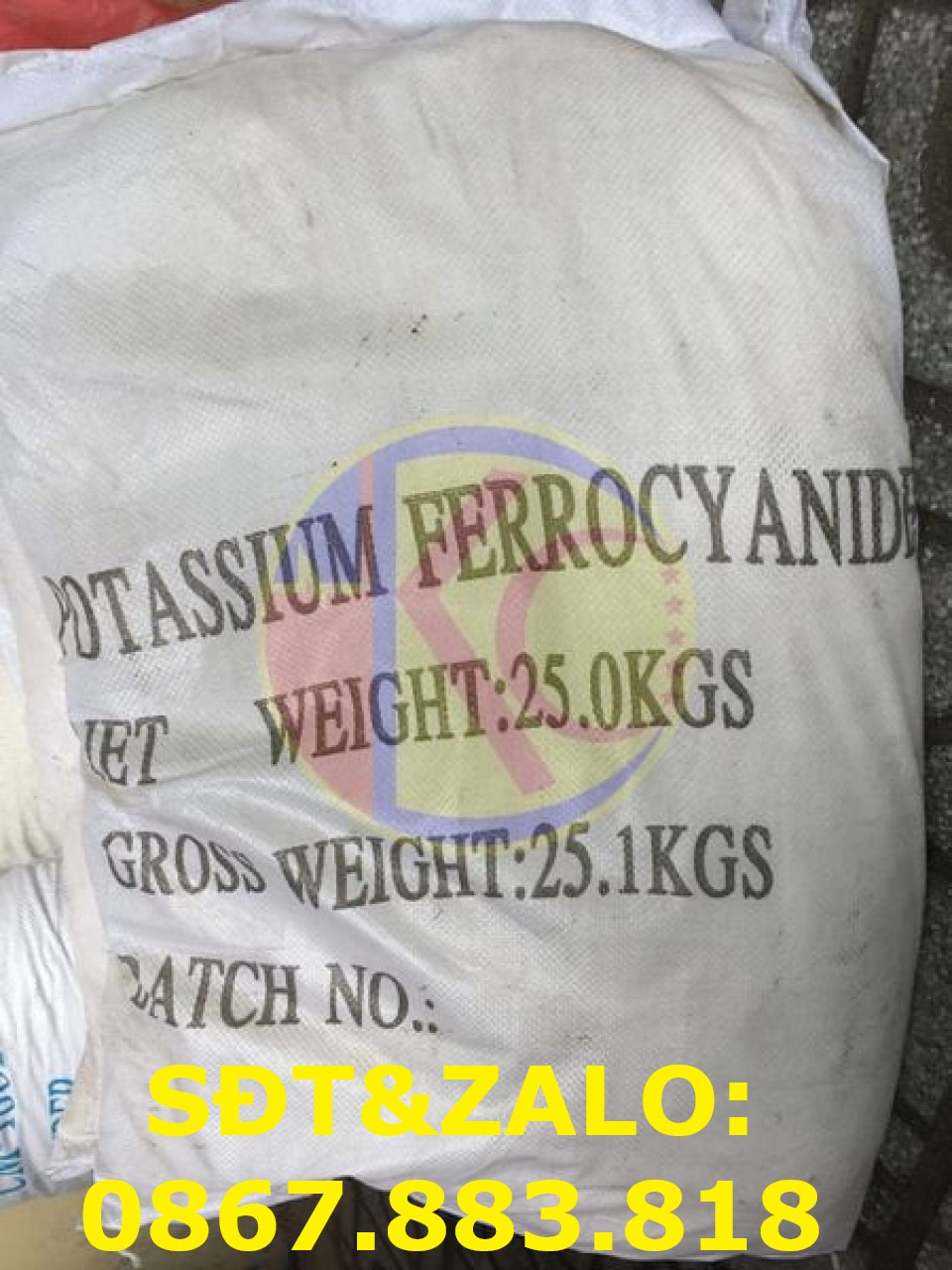 Potassium Ferrocyanide - K4Fe(CN)6