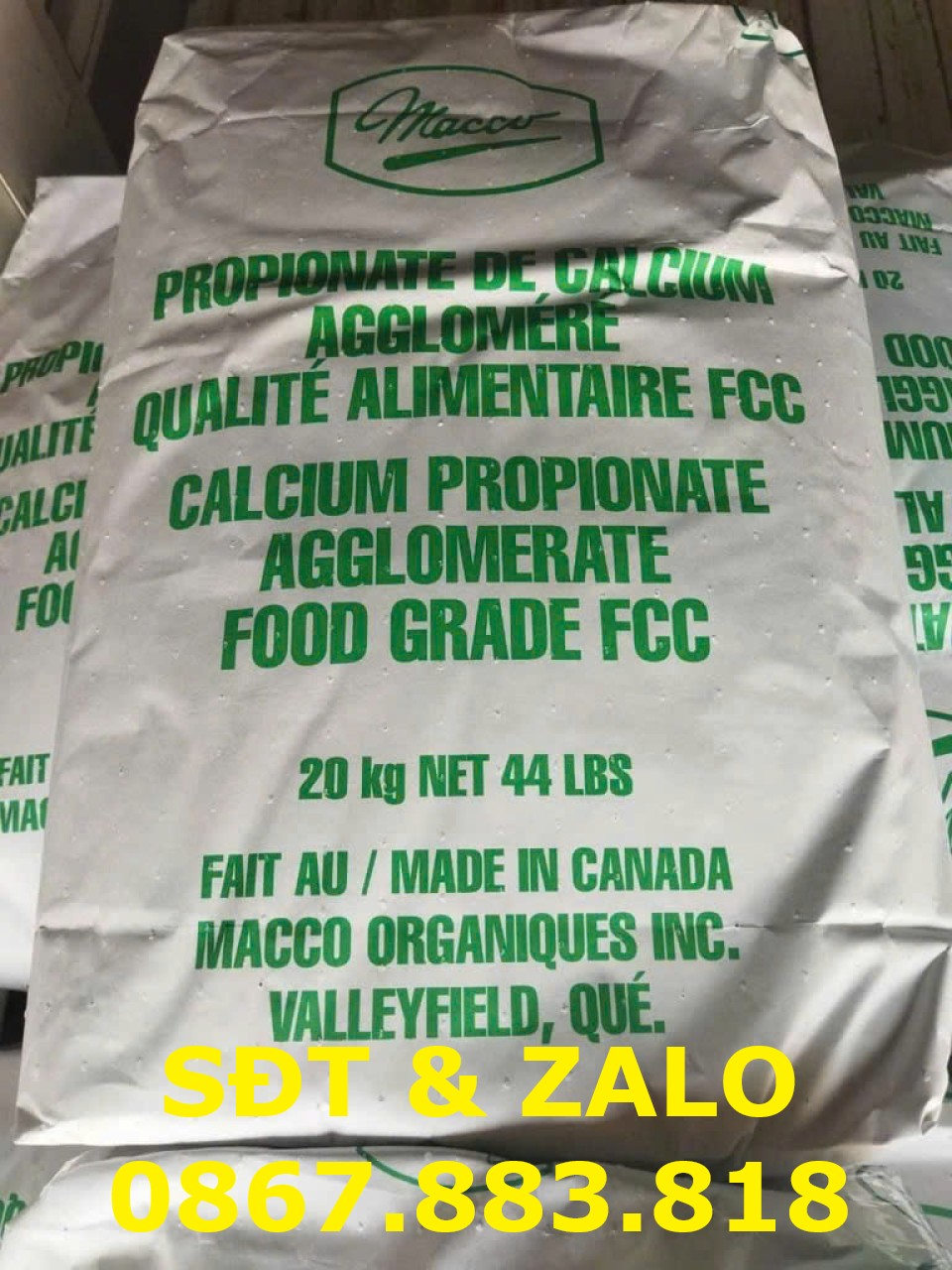 Calcium Propionate – Canxi Propionat – C6H10CaO4 -2