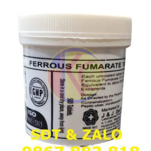 Ferrous Fumarate - Sắt Fumarate - C4H2FeO4