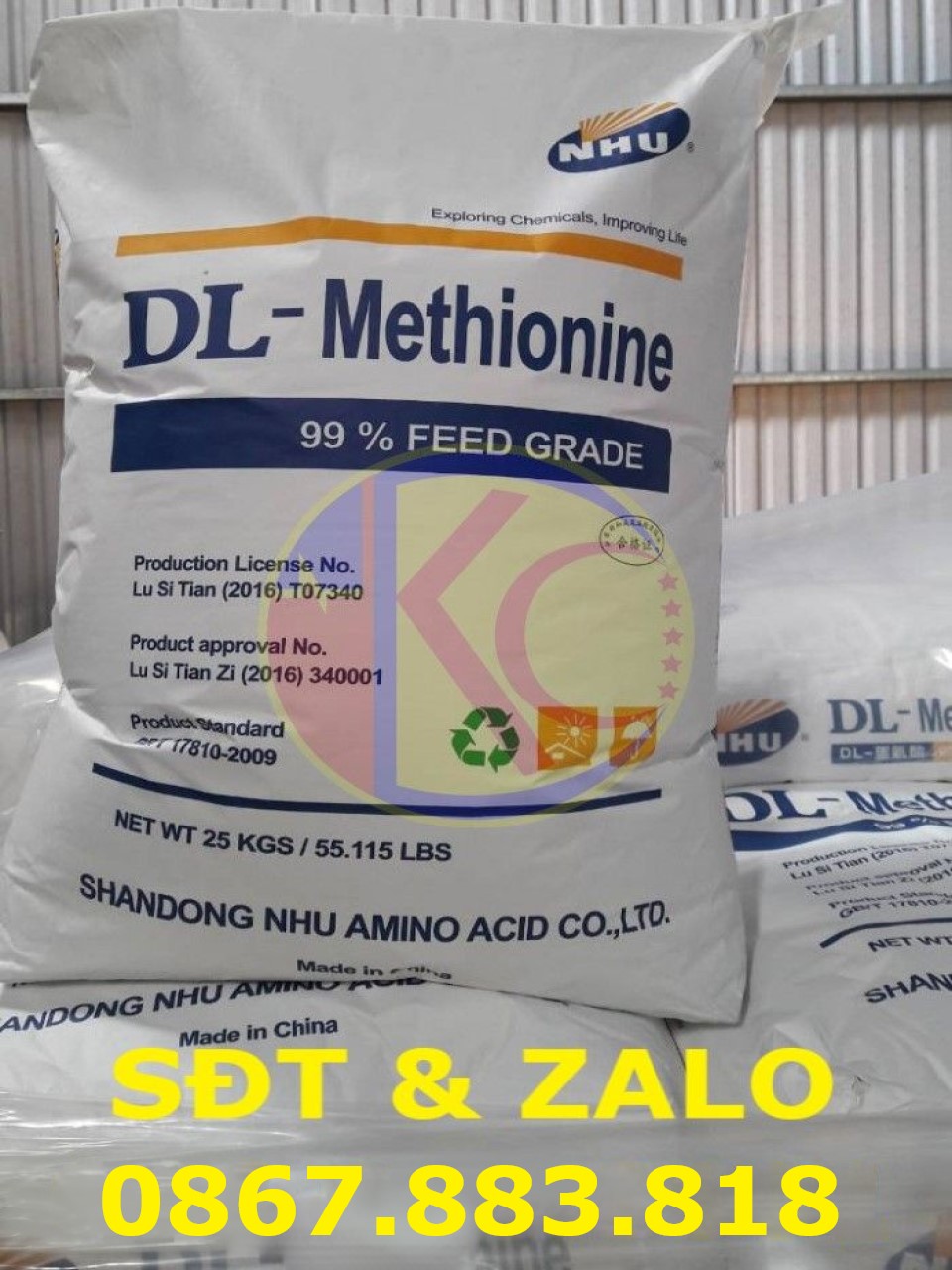 Methionine DL - Methionine tổng hợp - Chất bổ sung chăn nuôi