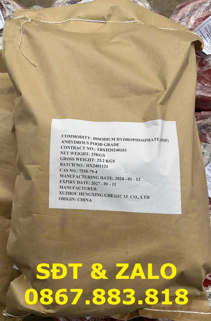 Disodium Hydrophosphate Anhydrous - DSP hàng FOOD -2