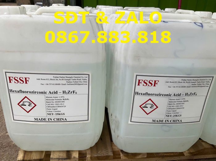 Fluorozirconic Acid - Axit Hexafluorozirconic - H2ZrF6 -2