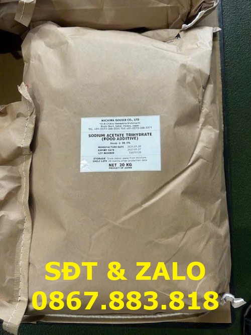 Sodium Acetate Trihydrate - Natri Acetat - NaCH3COO.3H2O -1