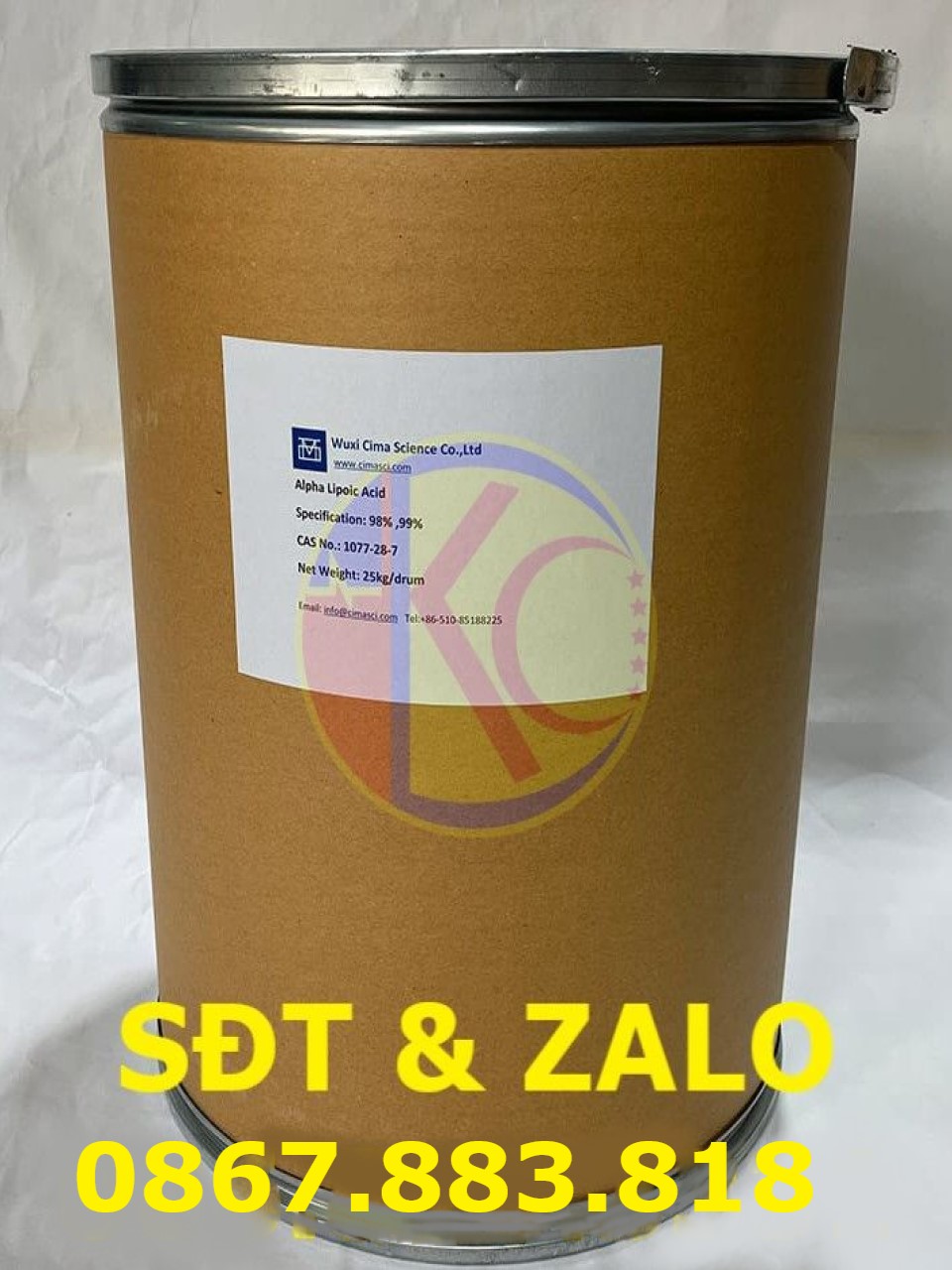 Alpha Lipoic Acid (ALA) - Axit Lipoic - C8H14O2S2