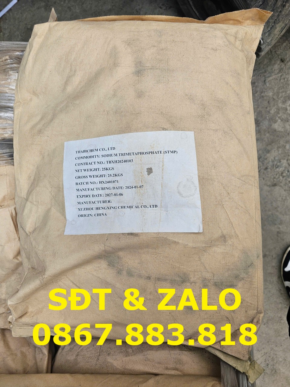 Sodium Trimetaphosphate - STMP - Na3O9P3 -1