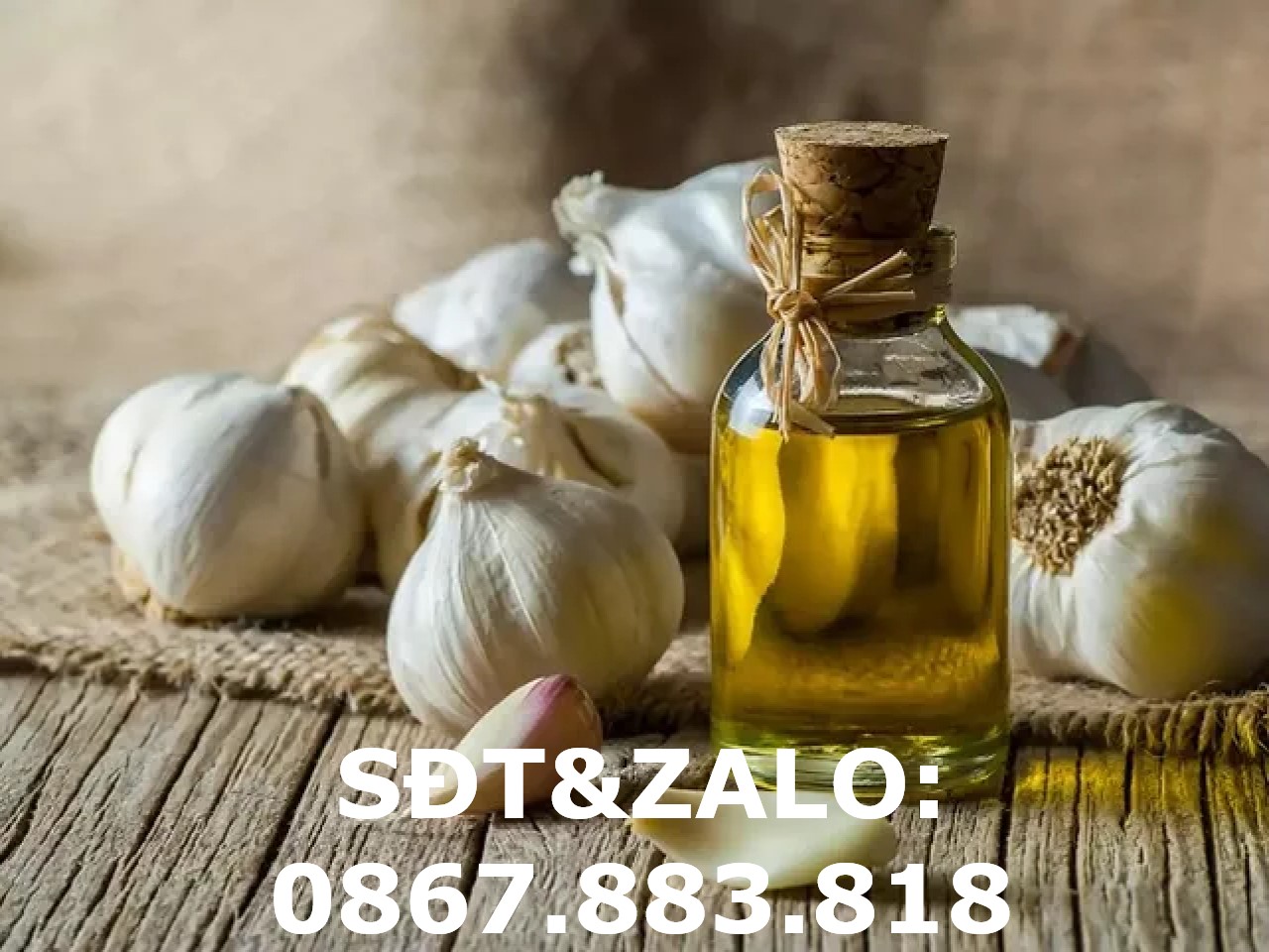 Tinh dầu tỏi - Garlic Essential Oil nguyên chất