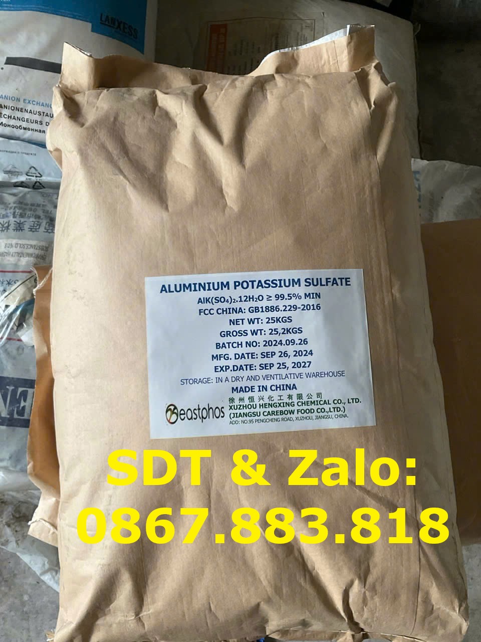 Aluminum Potassium Sulfate