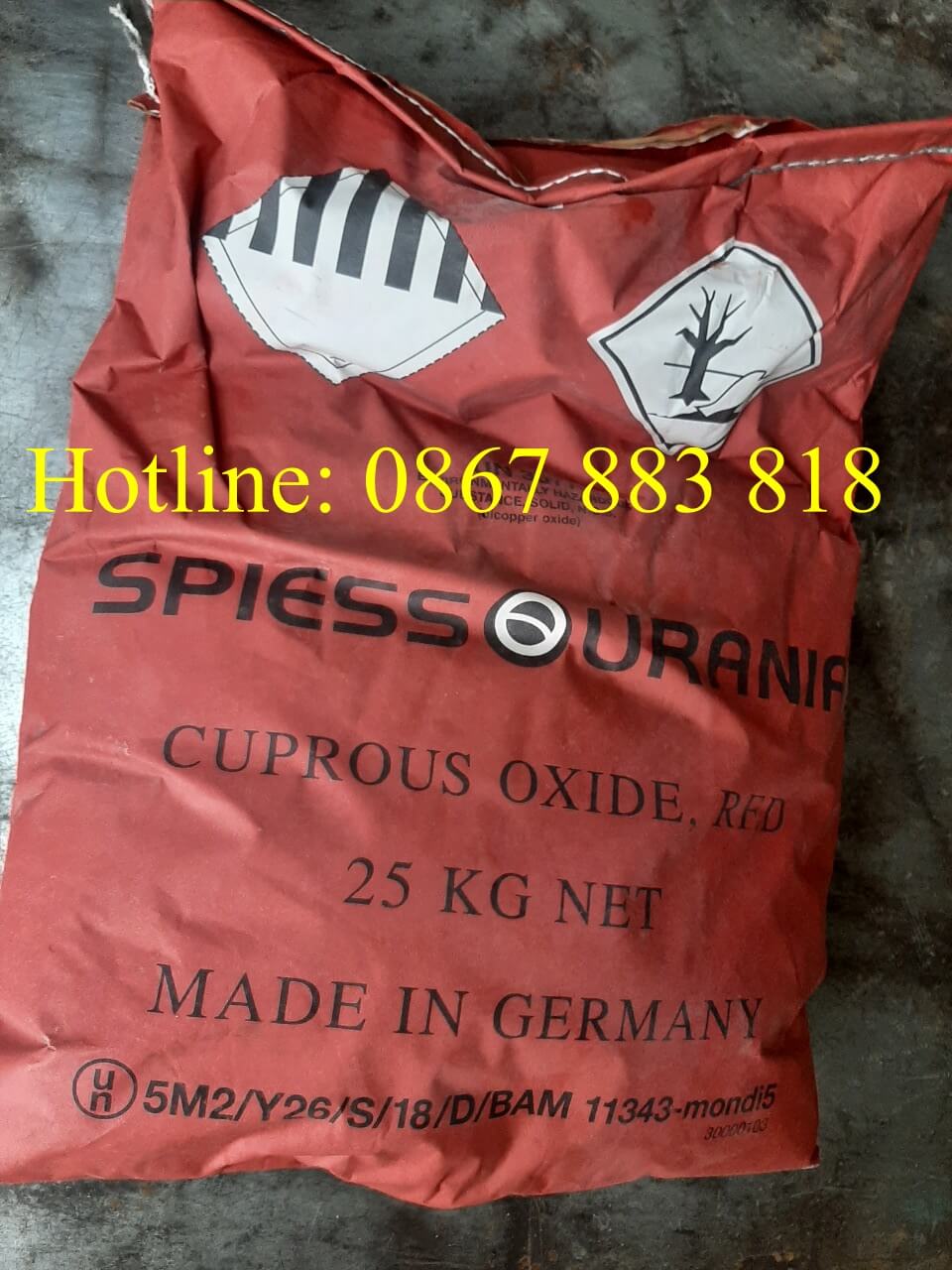 Phụ gia chống hà tàu biển - Cuprous oxide Cu2O