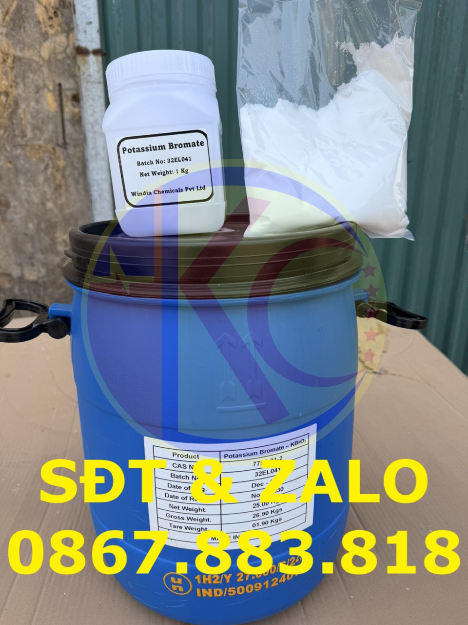 Kali Bromat - KbrO3